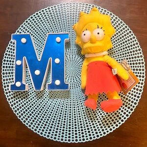 2014 Lisa Simpson 10-11" Plush Toy, with tags